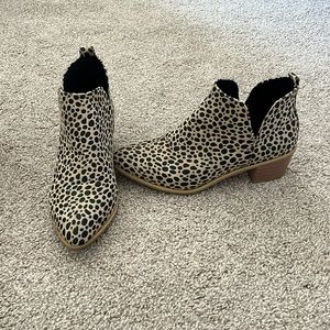 Cheetah Print Booties